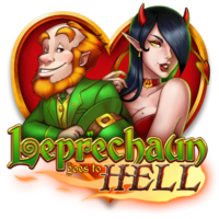 leprechaun goes to hell slot logo